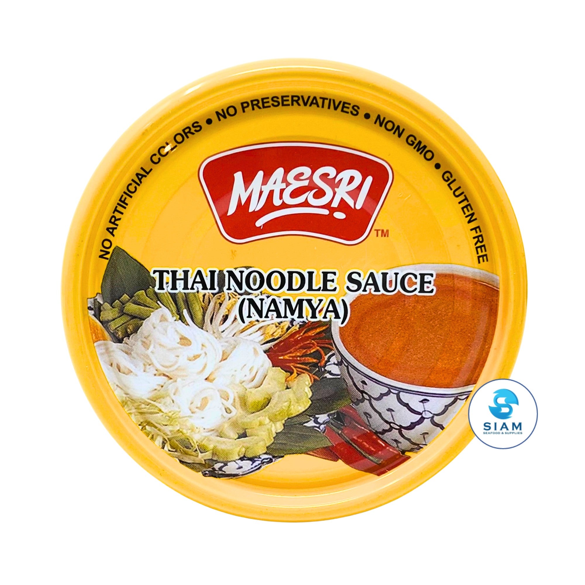 MaeSri Thai Noodle Sauce (Namya), Gluten-Free (4 oz) เครื่องแกงขนมจีนน้ำยา แม่ศรี
