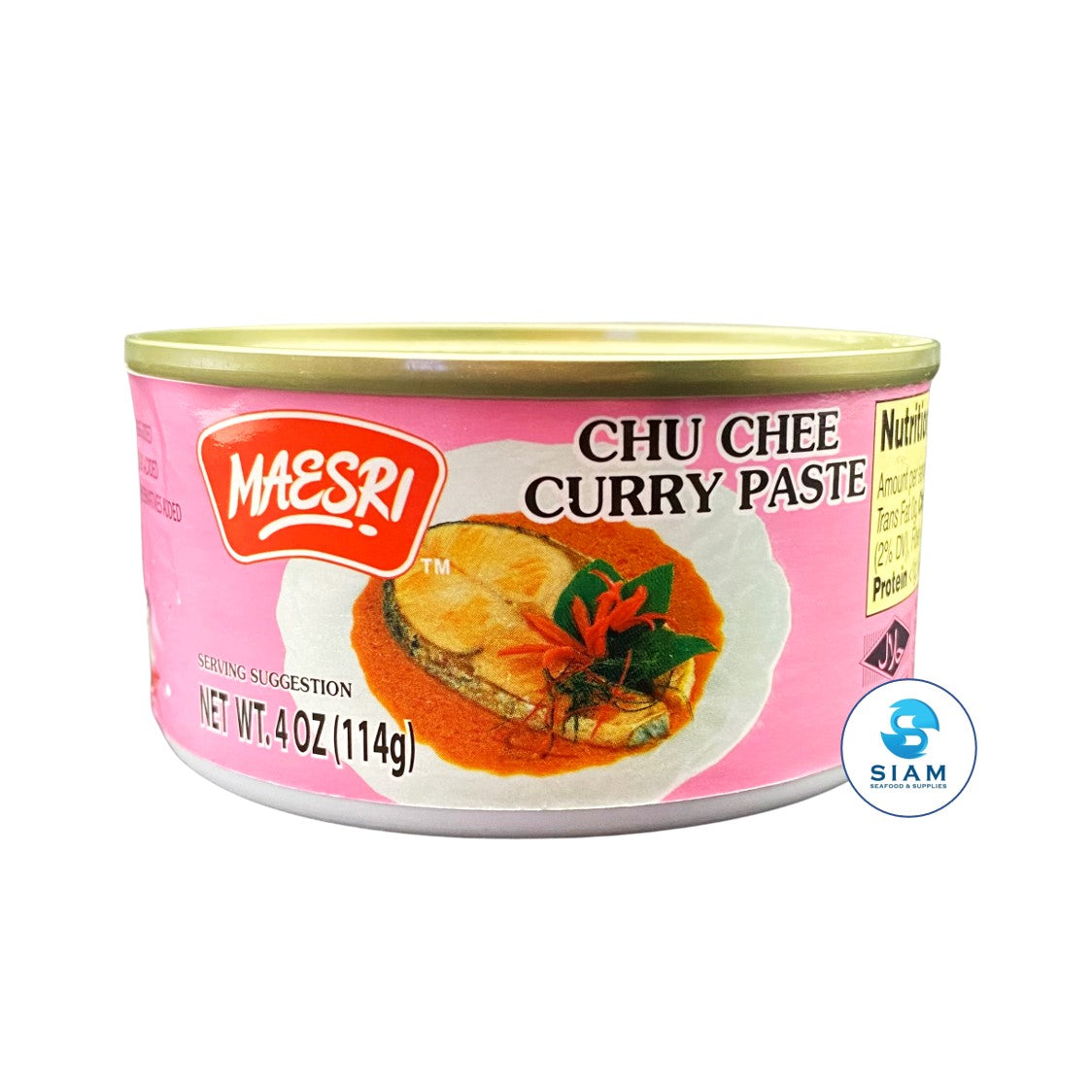 MaeSri Chu Chee Curry Paste (4 oz) น้ำพริกแกงฉู่ฉี่ แม่ศรี
