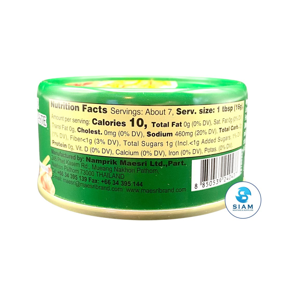MaeSri Green Curry Paste, Vegan & Gluten-Free (4 oz) น้ำพริกแกงเขียวหวาน แม่ศรี