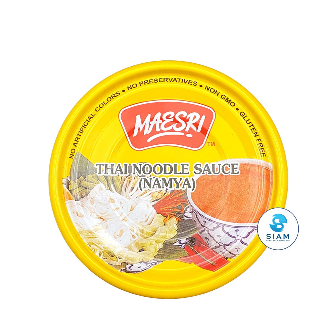 MaeSri Thai Noodle Sauce (Namya), Gluten-Free (4 oz) เครื่องแกงขนมจีนน้ำยา แม่ศรี