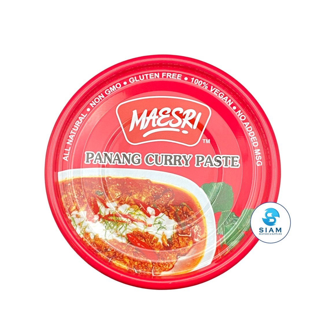 MaeSri Panang Curry Paste, Vegan & Gluten-Free (4 oz) น้ำพริกแกงพะแนง แม่ศรี
