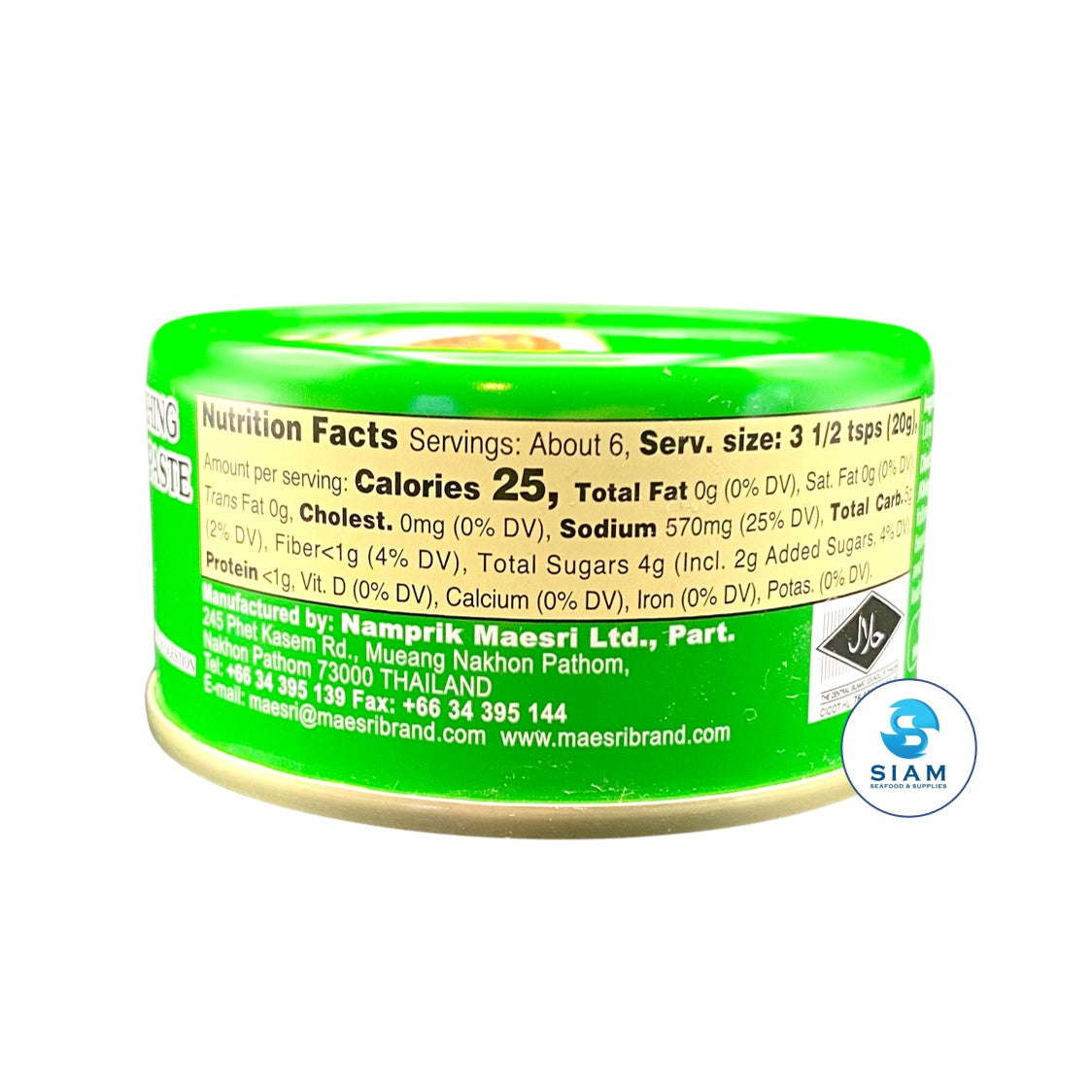 MaeSri Prik Khing Curry Paste, Vegan & Gluten-Free (4 oz) น้ำพริกผัดพริกขิง แม่ศรี