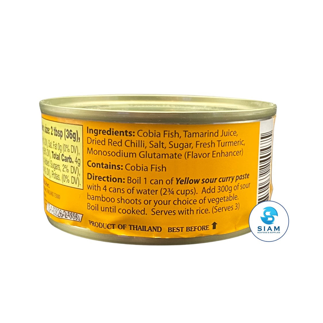 MaeSri Yellow Sour Curry Paste (Kaeng Lueang) (4 oz) น้ำพริกแกงเหลือง แม่ศรี