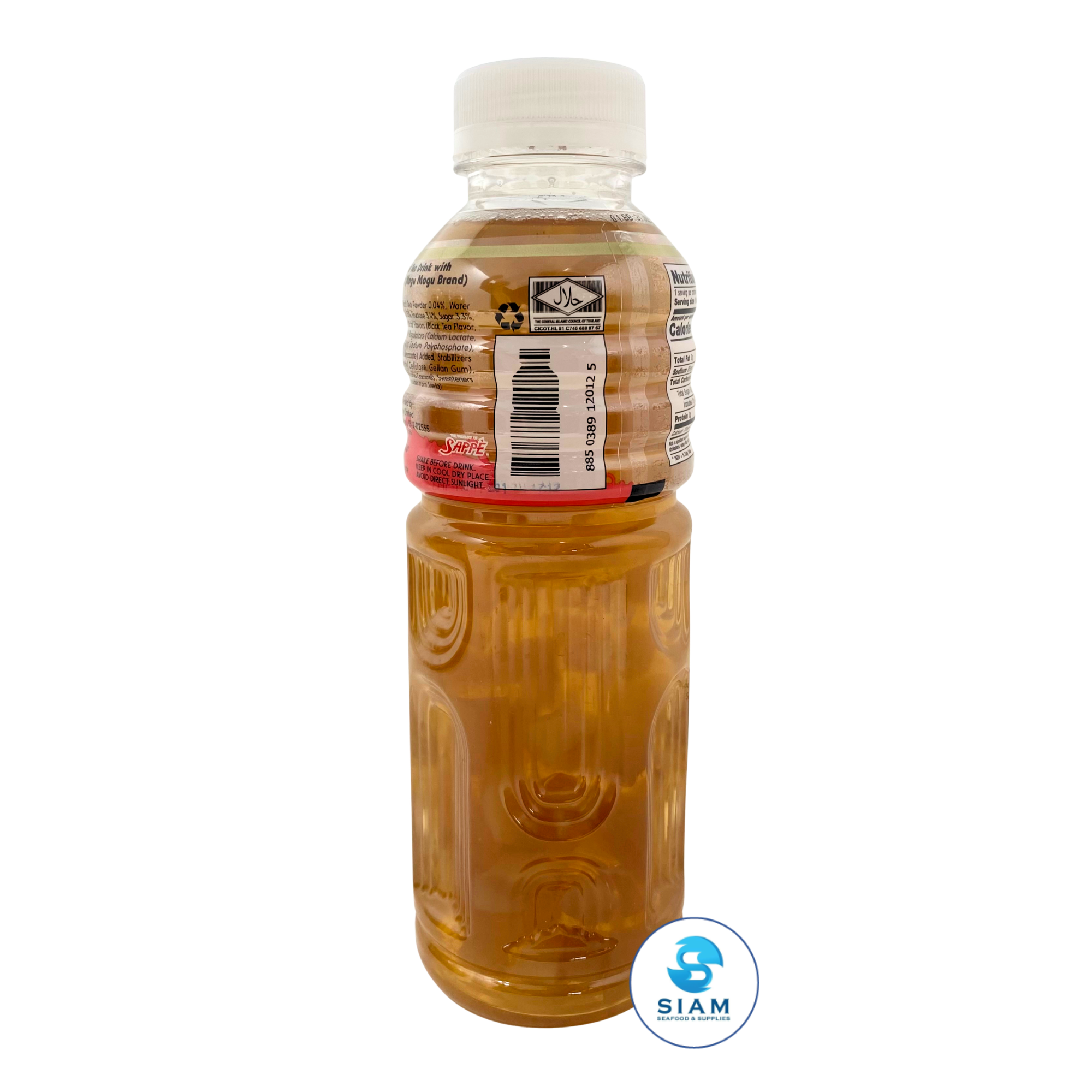 Mogu Mogu Peach Flavored Ice Tea with Nata de Coco 450 mL (15.22 oz) โมกุ โมกุ ชาพีชผสมวุ้นมะพร้าว