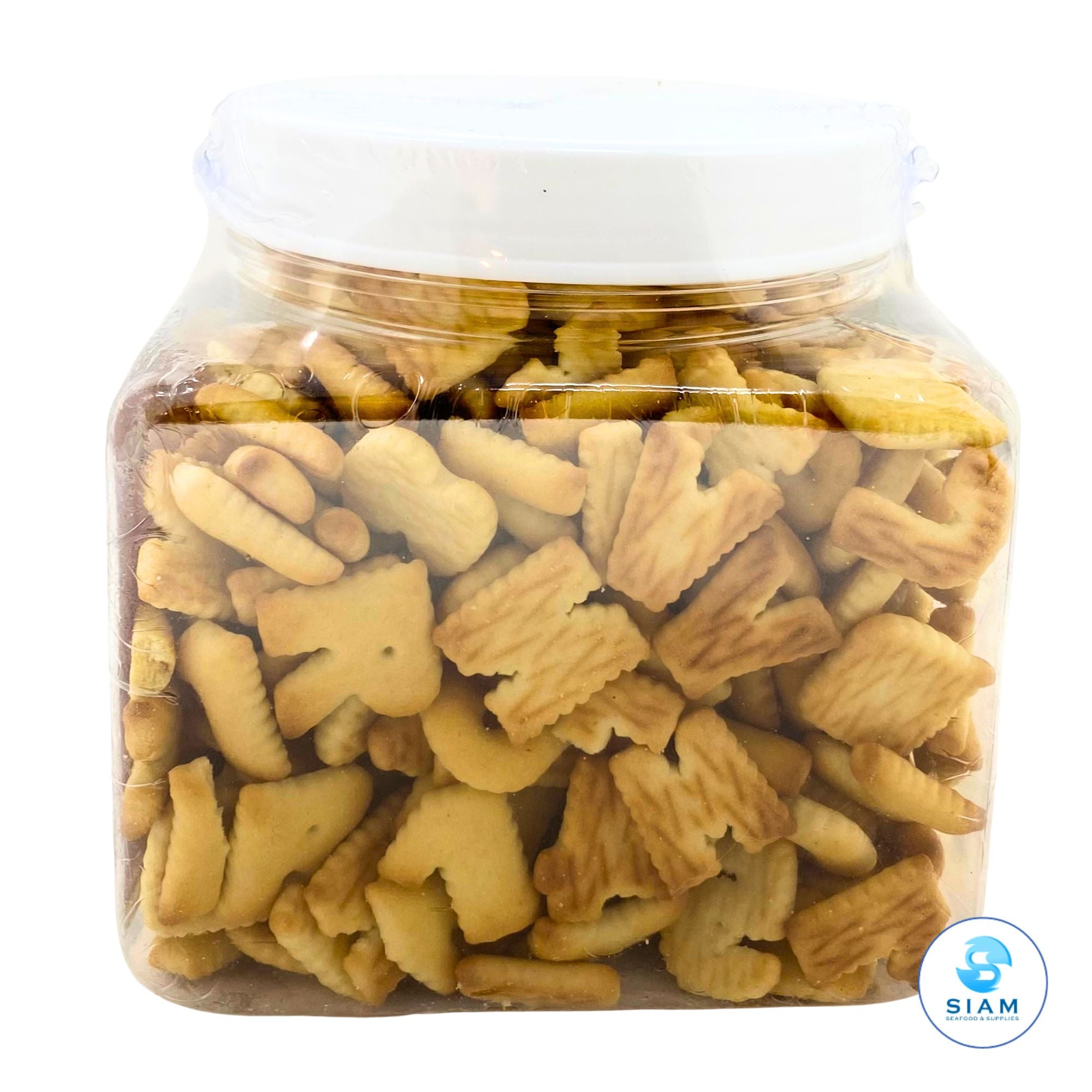 Nak Su ABC Biscuits, Thai Snack (14 oz) ขนมปัง เอบีซี ตรานักสู้