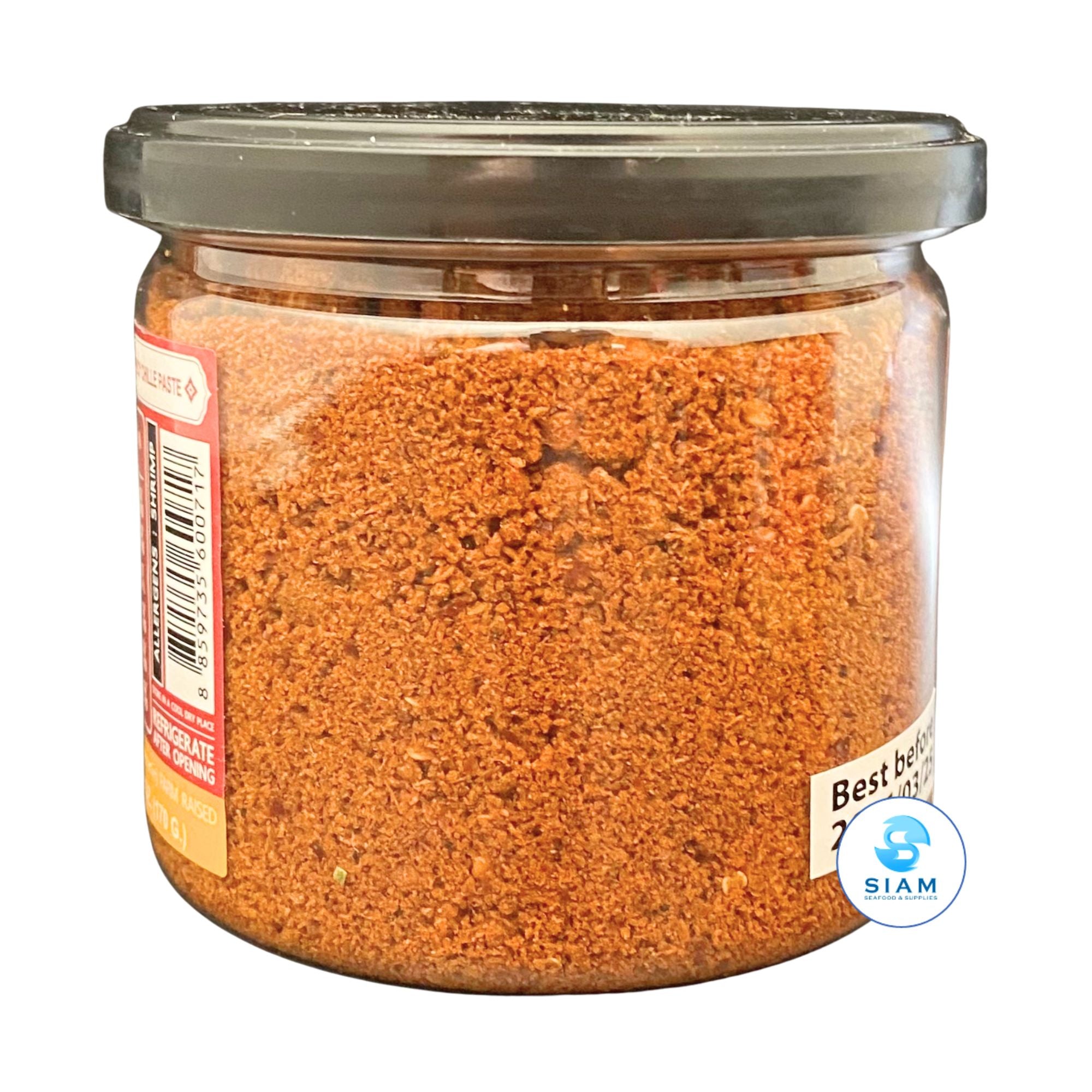 Dried Shrimp Chili Paste (Narok Kung) - Mae Rampa (6 oz-Net Wt 7.8 oz) น้ำพริกนรกกุ้ง แม่รัมภา