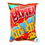 Pu Thai Wheat & Tapioca Thai Snack, Squid Flavor (1.94 oz) ขนมทอดกรอบ รสปลาหมึก ตราปูไทย