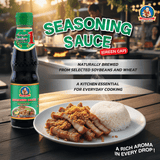 DEK SOM BOON Seasoning Sauce (Green Cap) 300ml, Vegan (10.14 fl oz) ซอสปรุงรสฝาเขียว ตราเด็กสมบูรณ์