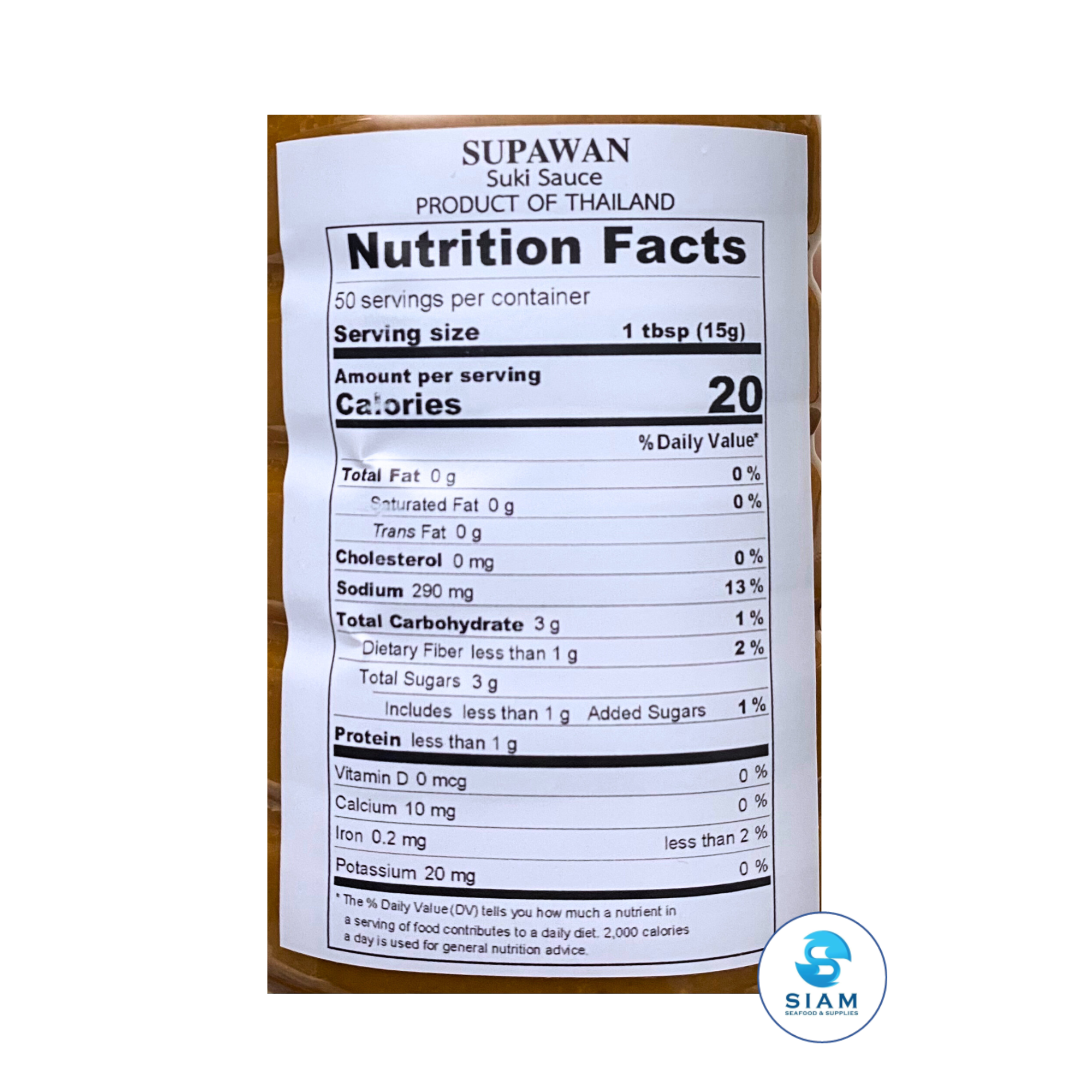 Supawan Sukiyaki Sauce, Hainanese Recipe (26.5 oz) น้ำจิ้มสุกี้ สูตรไหหลำ ศุภวรรณ