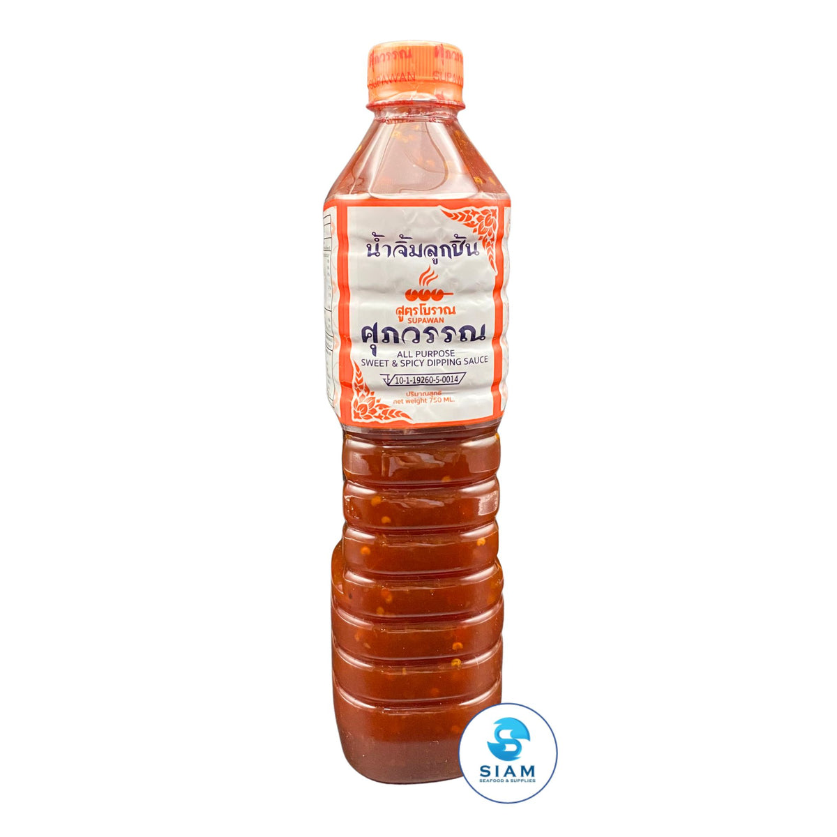 Supawan Sweet and Spicy Dipping Sauce, All Purpose (26.5 oz) น้ำจิ้มลูกชิ้น สูตรโบราณ ศุภวรรณ
