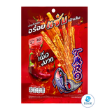 TARO BRAND Spicy Sauce Coated Thai Fish Snack 18g, Extreme Hot Cuttlefish Flavor (0.6 oz) ปลาสวรรค์ ตราทาโร ชุบน้ำจิ้ม รสปลาหมึกเผ็ดมาก (18g)