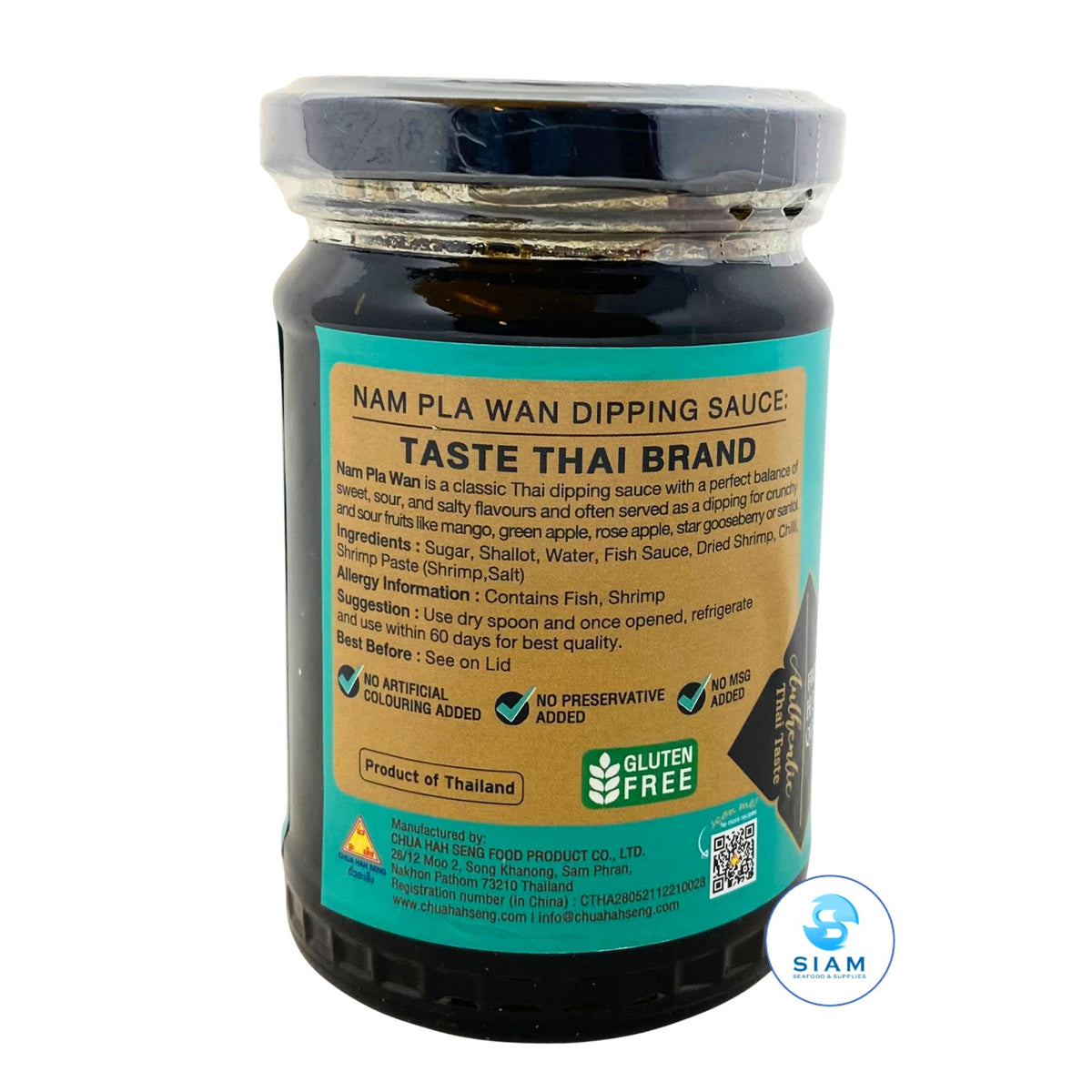 Taste Thai Nam Pla Wan Dipping Sauce (9.5 oz) น้ำปลาหวาน ตราเทศไทย