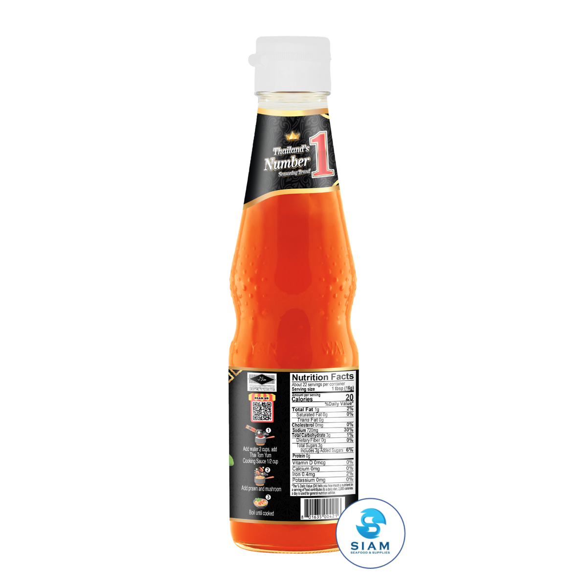 DEK SOM BOON Thai Tom Yum Cooking Sauce 355g (12.52 oz) ซอสต้มยำพร้อมใช้ ตราเด็กสมบูรณ์
