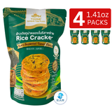 TOONE Thai Jasmine Rice Cracker with Nori Seaweed Tuna Floss (1.4 oz) ข้าวตังทูน่าหยองโนริสาหร่าย ตราทูนเน่