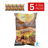 Torpak Instant Thai Boat Noodle Soup, Vermicelli (4.2 oz) ก๋วยเตี๋ยวเรือน้ำกึ่งสำเร็จรูป เส้นหมี่ ตราต่อปาก