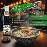 DEK SOM BOON Zero Sugar Seasoning Sauce (Green Cap) 300ml, Vegan (10.14 fl oz) ซอสปรุงรสฝาเขียว สูตรไม่มีน้ำตาล ตราเด็กสมบูรณ์