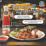 DEK SOM BOON Zero Sugar Sweet Chilli Sauce 310g, Vegan (10.94 oz) น้ำจิ้มไก่ สูตรไม่มีน้ำตาล ตราเด็กสมบูรณ์