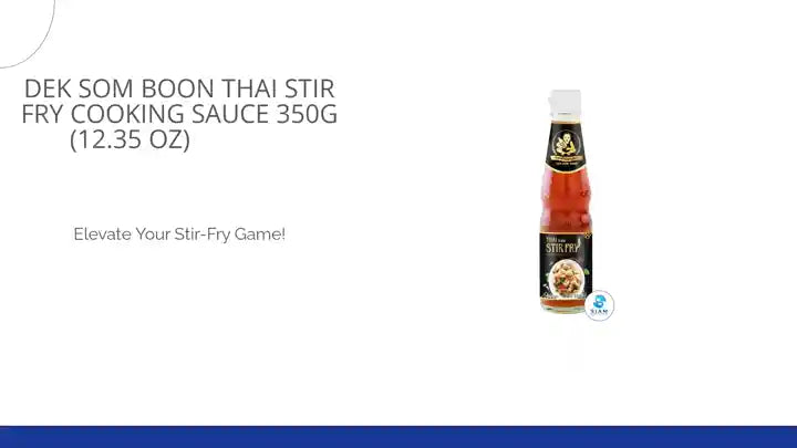 DEK SOM BOON Thai Stir Fry Cooking Sauce 350g (12.35 oz) ซอสผัดอเนกประสงค์ ตราเด็กสมบูรณ์ by@Outfy