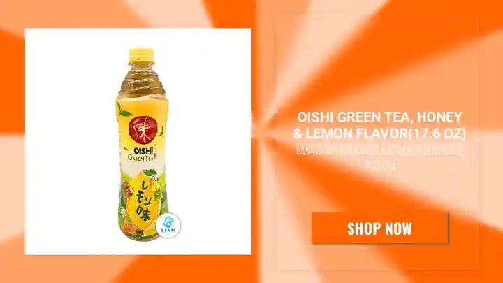 Oishi Green Tea, Honey &amp; Lemon Flavor(17.6 oz) ชาเขียวโออิชิ รสน้ำผึ้งผสมมะนาว by@Outfy