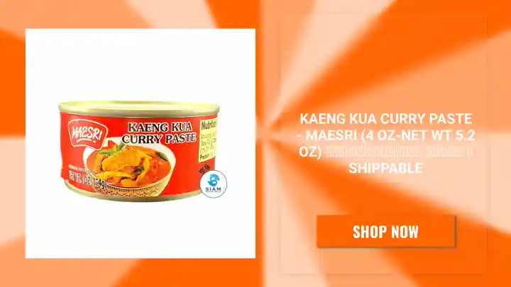 Kaeng Kua Curry Paste - MaeSri (4 oz-Net Wt 5.2 oz) น้ำพริกแกงคั่ว แม่ศรี 📦shippable by@Outfy