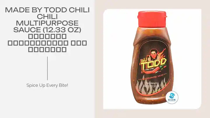 Made By Todd Chili Chili Multipurpose Sauce (12.33 oz) ซอสพริกอเนกประสงค์ เมดบายต๊อด by@Outfy