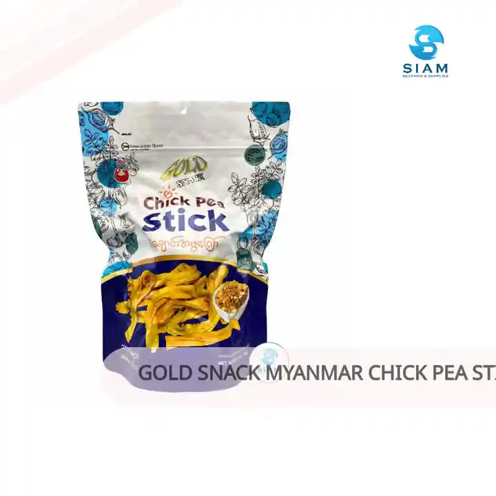 Gold Snack Myanmar Chick Pea Stick, Original Style (2.82 oz) by@Outfy