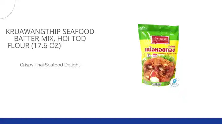 KruaWangThip Seafood Batter Mix, Hoi Tod Flour (17.6 oz) แป้งหอยทอด ครัววังทิพย์ by@Outfy
