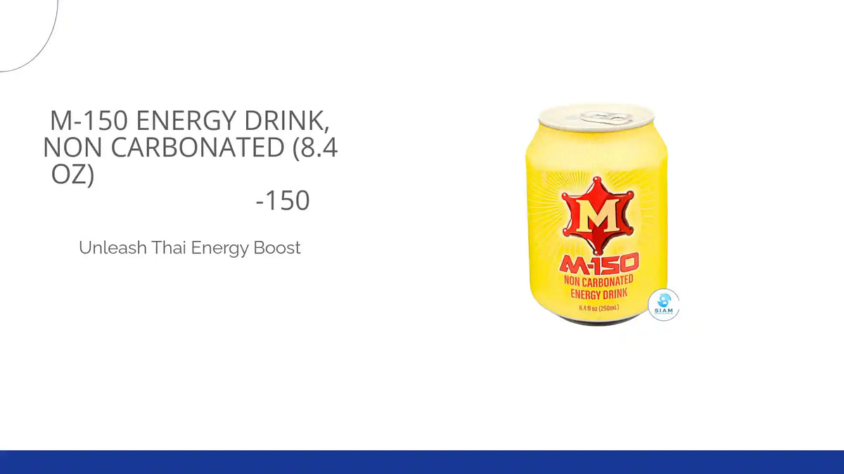M-150 Energy Drink, Non Carbonated (8.4 oz) เครื่องดื่มให้พลังงาน เอ็ม-150 by@Outfy
