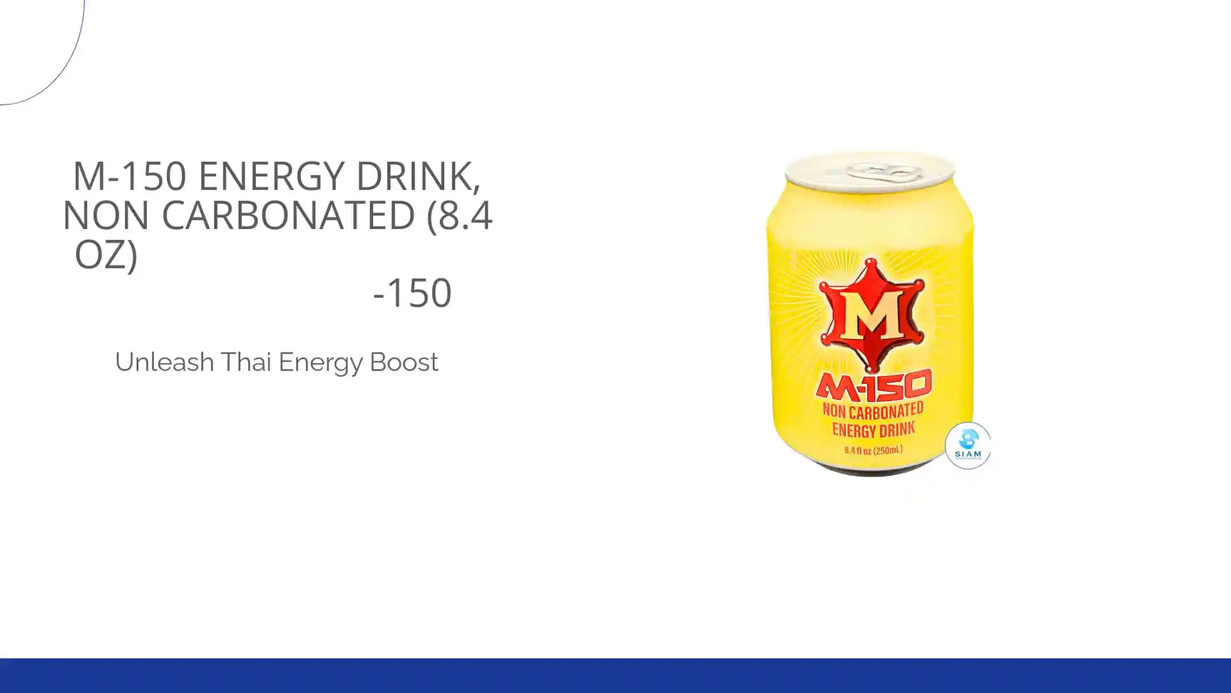 M-150 Energy Drink, Non Carbonated (8.4 oz) เครื่องดื่มให้พลังงาน เอ็ม-150 by@Outfy