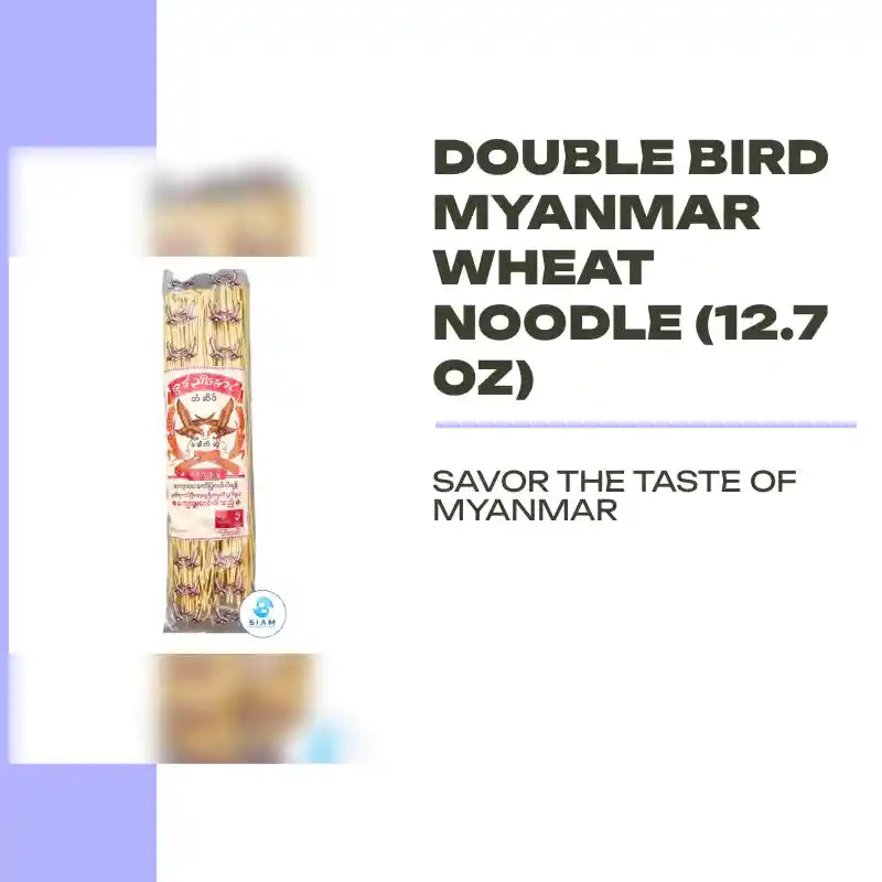 Double Bird Myanmar Wheat Noodle (12.7 oz) by@Outfy