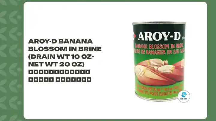 Aroy-D Banana Blossom in Brine (Drain wt 10 oz-Net wt 20 oz) หัวปลีในน้ำเกลือ อร่อยดี by@Outfy