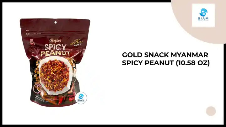 Gold Snack Myanmar Spicy Peanut (10.58 oz) by@Outfy