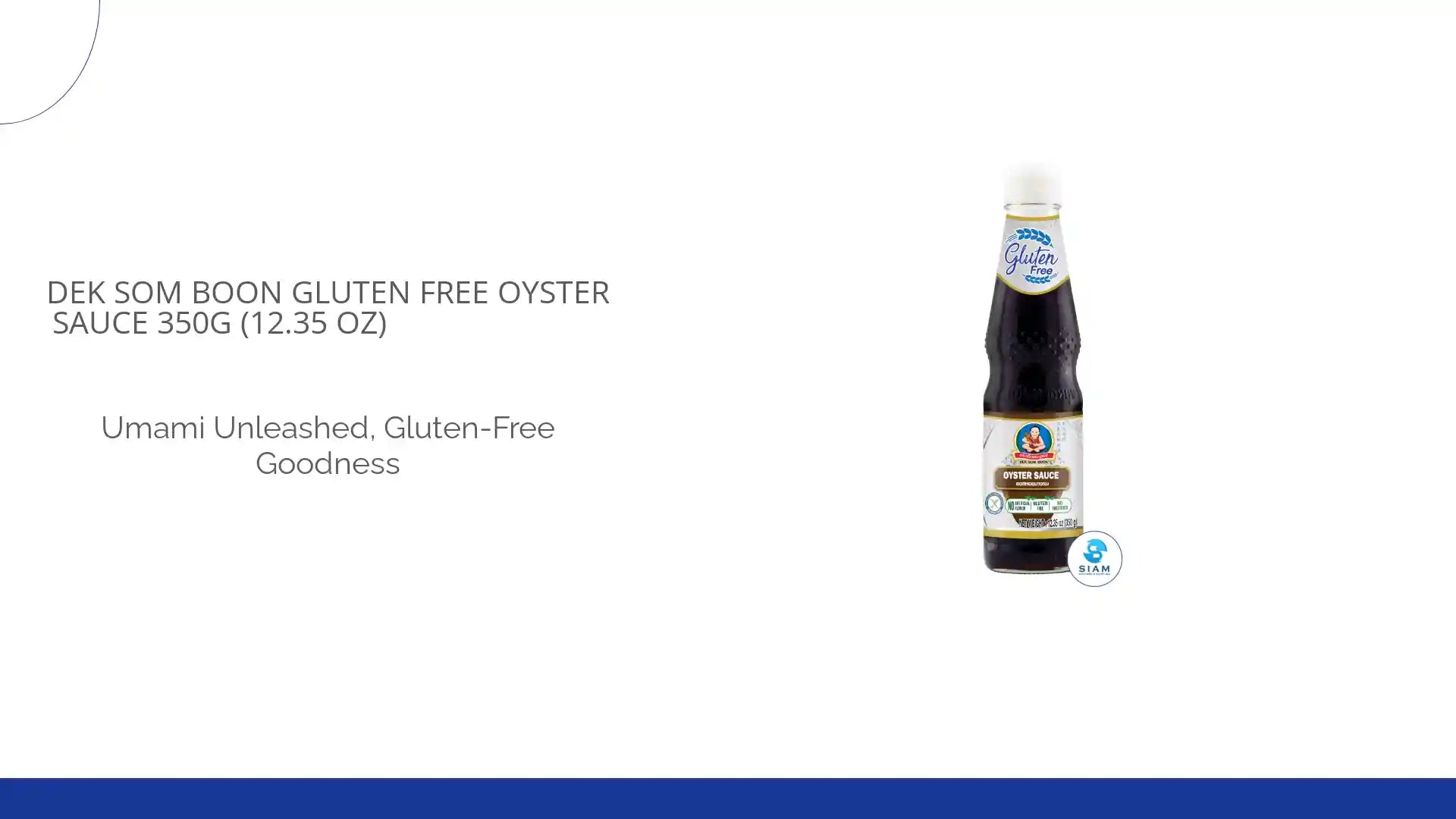 DEK SOM BOON Gluten Free Oyster Sauce 350g (12.35 oz) ซอสหอยนางรม กลูเตนฟรี ตราเด็กสมบูรณ์ by@Outfy