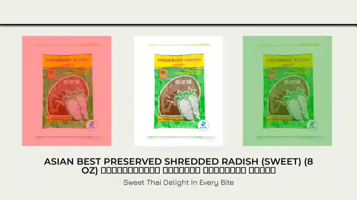 Asian Best Preserved Shredded Radish (Sweet) (8 oz) ไฉ่โป๊วหวาน ชนิดสับ เอเชี่ยน เบสท์ by@Outfy