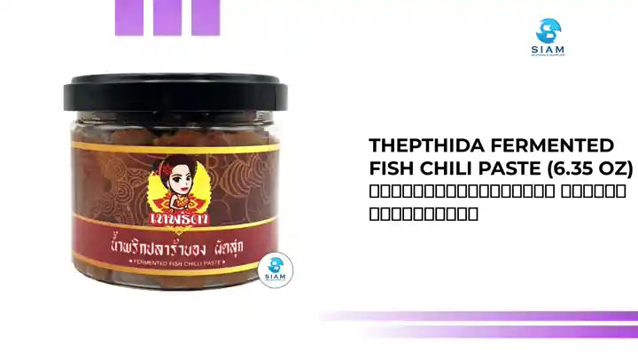 Thepthida Fermented Fish Chili Paste (6.35 oz) น้ำพริกปลาร้าบอง ผัดสุก ตราเทพธิดา by@Outfy