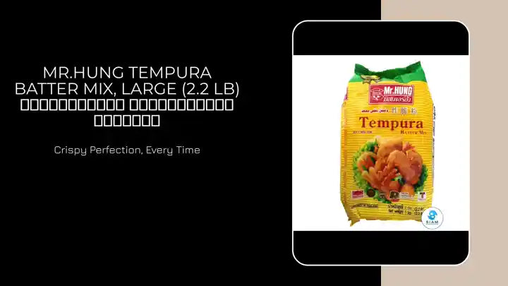 Mr.Hung Tempura Batter Mix, Large (2.2 lb) แป้งทอดกรอบ มิสเตอร์ฮัง ถุงใหญ่ by@Outfy