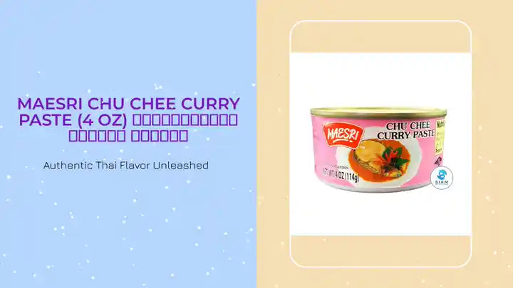 MaeSri Chu Chee Curry Paste (4 oz) น้ำพริกแกงฉู่ฉี่ แม่ศรี by@Outfy