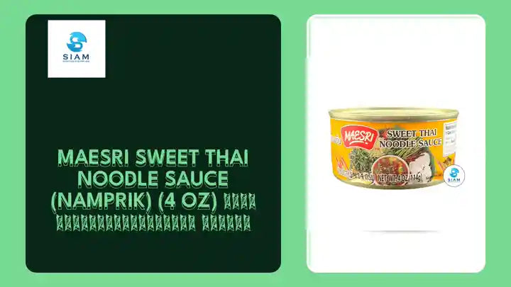 MaeSri Sweet Thai Noodle Sauce (Namprik) (4 oz) น้ำพริกสำหรับขนมจีน แม่ศรี by@Outfy