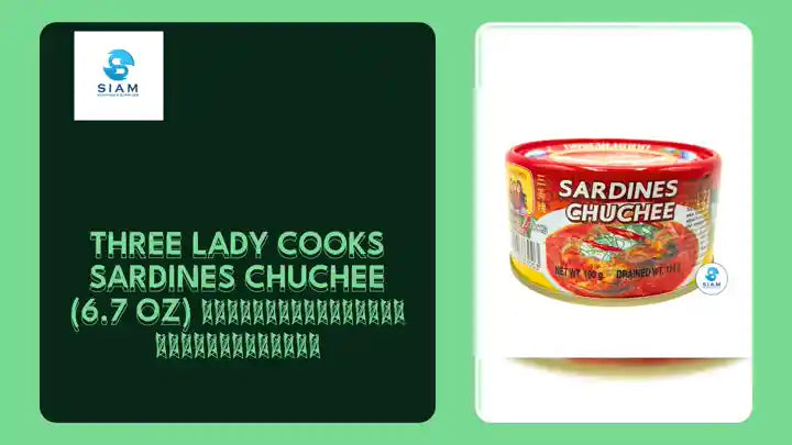 Three Lady Cooks Sardines Chuchee (6.7 oz) ฉู่ฉี่ปลาซาร์ดีน ตราสามแม่ครัว by@Outfy