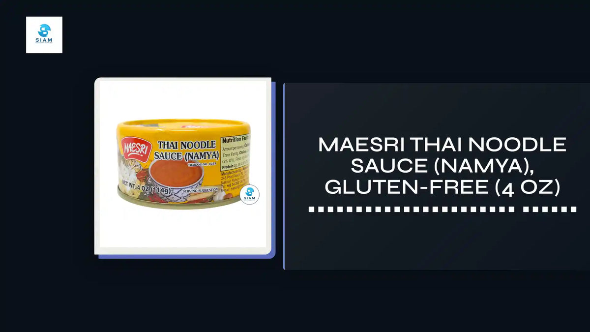 MaeSri Thai Noodle Sauce (Namya), Gluten-Free (4 oz) เครื่องแกงขนมจีนน้ำยา แม่ศรี by@Outfy