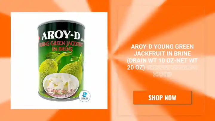 Aroy-D Young Green Jackfruit in Brine (Drain wt 10 oz-Net wt 20 oz) ขนุนอ่อนในน้ำเกลือ อร่อยดี by@Outfy
