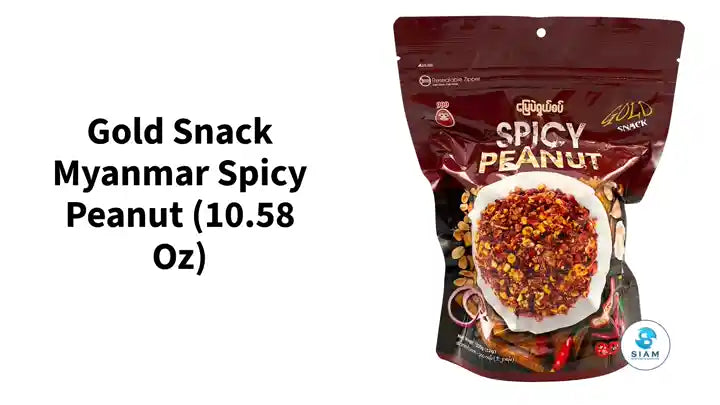 Gold Snack Myanmar Spicy Peanut (10.58 oz) by@Outfy