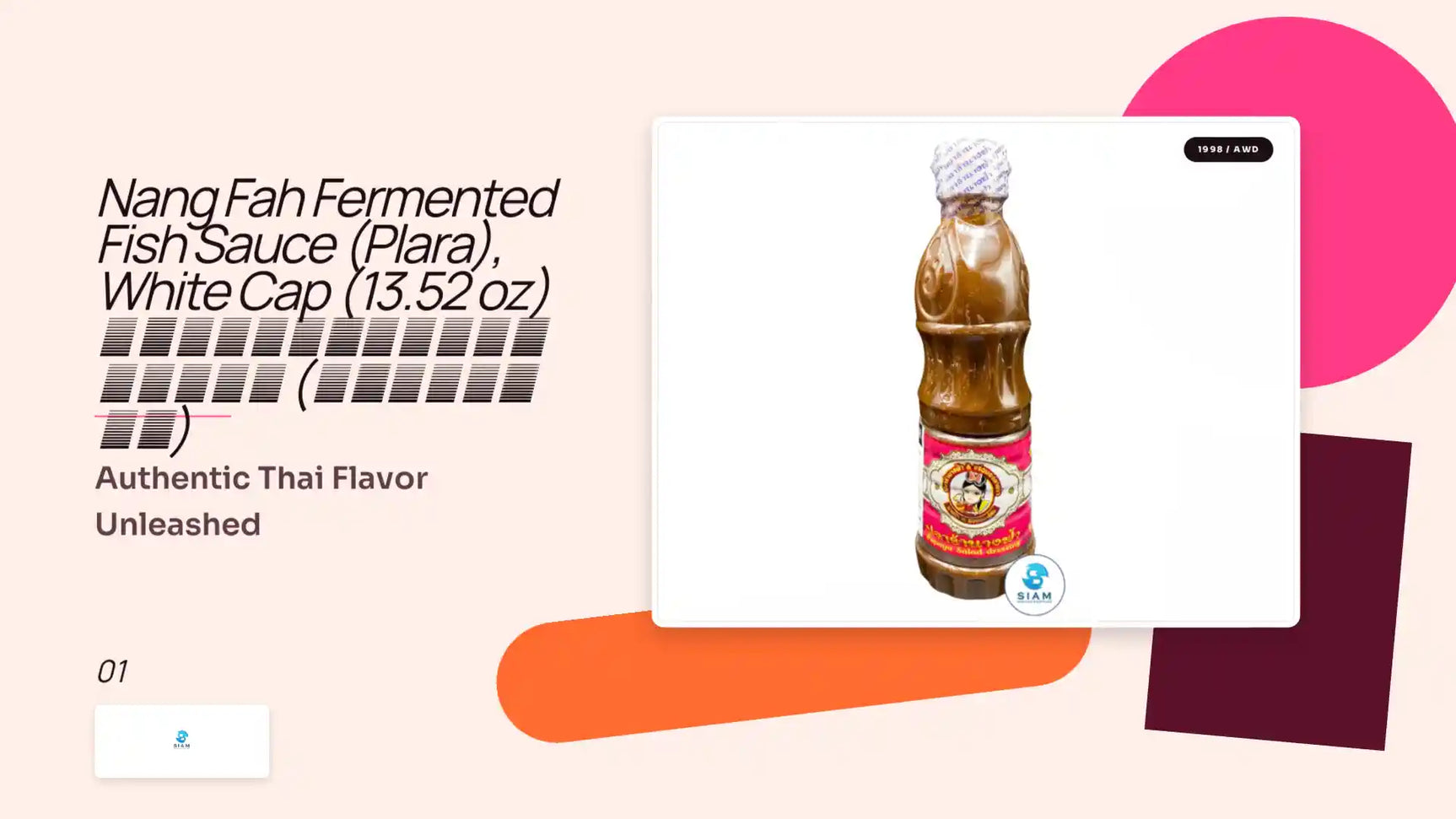 Nang Fah Fermented Fish Sauce (Plara), White Cap (13.52 oz) น้ำปลาร้านางฟ้า ฝาขาว (สูตรเข้มข้น) by@Outfy