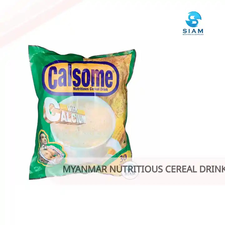 Myanmar Nutritious Cereal Drink (with Calcium) - Calsome (30 Sachets-Net Wt 28.6 oz) 📦shippable by@Outfy