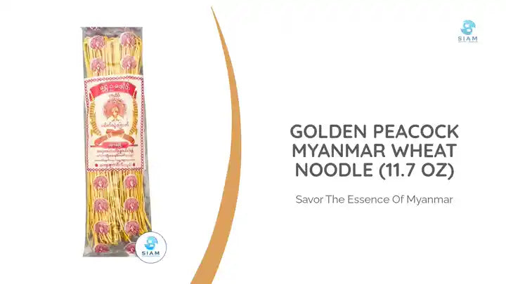 Golden Peacock Myanmar Wheat Noodle (11.7 oz) by@Outfy