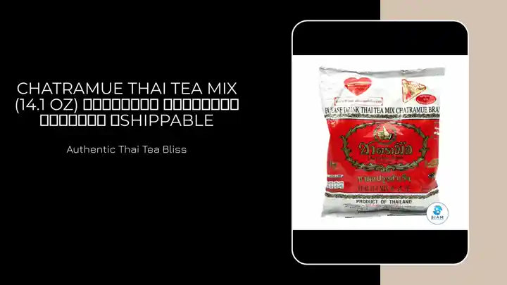 ChaTraMue Thai Tea Mix (14.1 oz) ชาตรามือ ชาผงปรุงสำเร็จ 📦Shippable by@Outfy