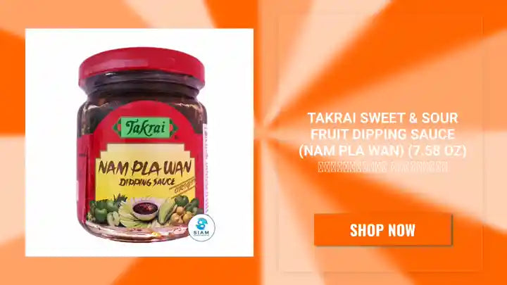 Takrai Sweet &amp; Sour Fruit Dipping Sauce (Nam Pla Wan) (7.58 oz) น้ำปลาหวาน ตราตะไคร้ by@Outfy