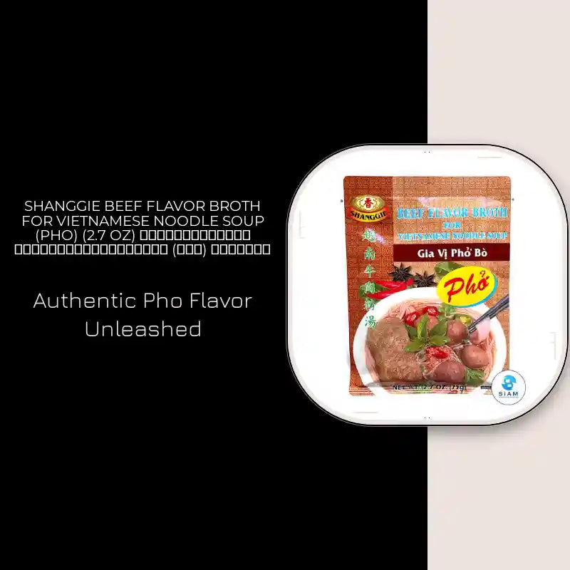 Shanggie Beef Flavor Broth for Vietnamese Noodle Soup (Pho) (2.7 oz) ผงปรุงน้ำซุปก๋วยเตี๋ยวเวียดนาม (เฝอ) รสเนื้อ by@Outfy