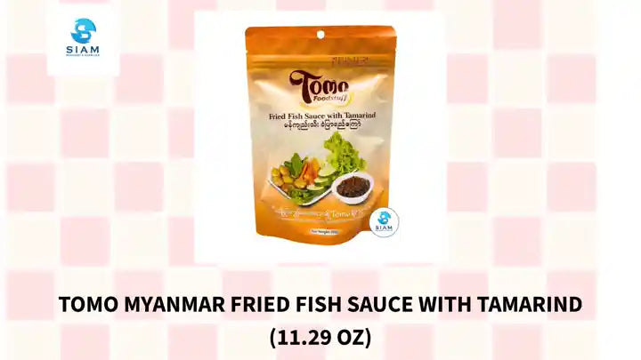 Tomo Myanmar Fried Fish Sauce with Tamarind (11.29 oz) by@Outfy