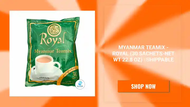 Myanmar Teamix - Royal (30 Sachets-Net Wt 22.8 oz) 📦shippable by@Outfy
